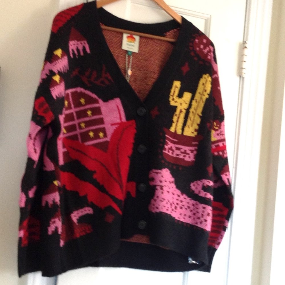 FARM Rio Multicolor Graphic Cardigan - Picture 10 of 15